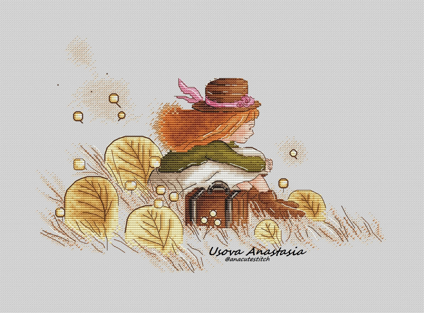 Digital Cross Stitch Pattern "Memories of Summer"