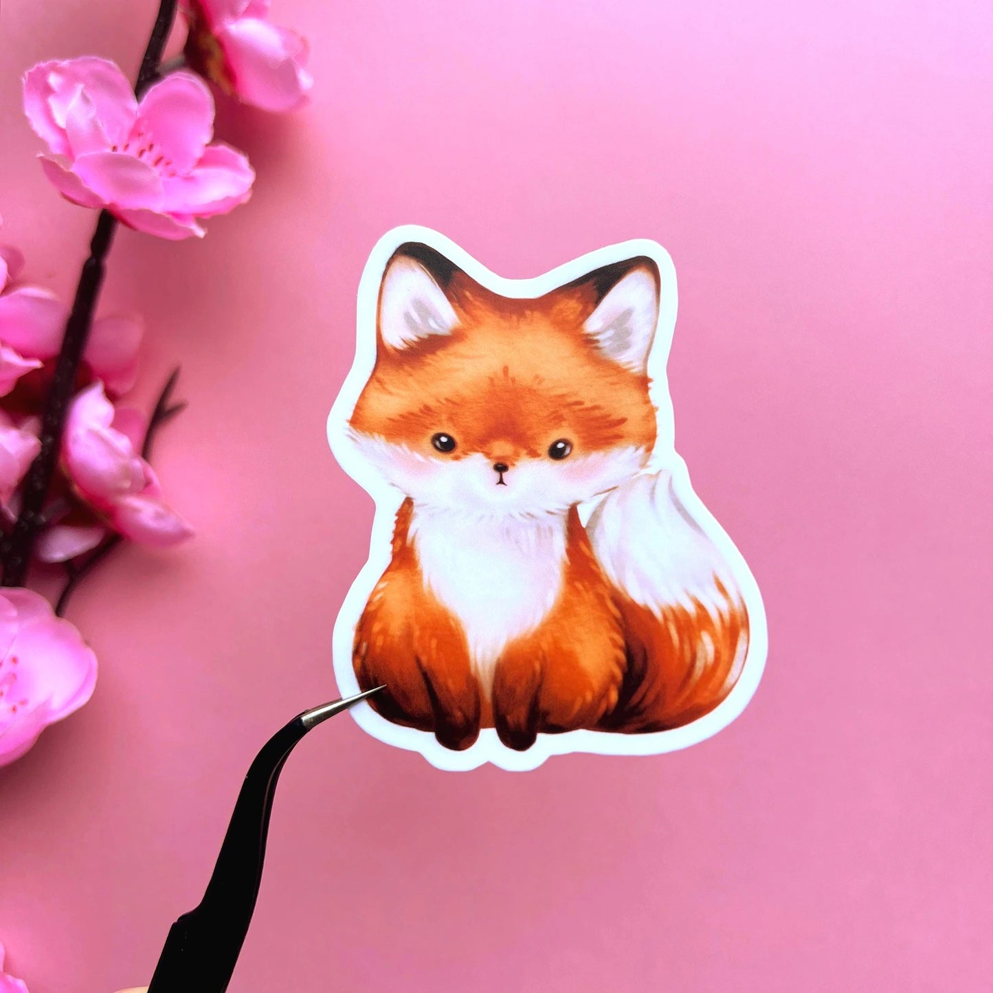 Cute Fox Waterproof Sticker