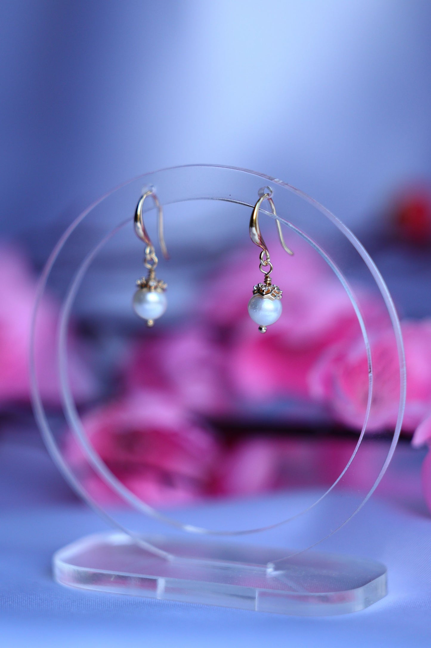 Natural Freshwater Pearl Earrings