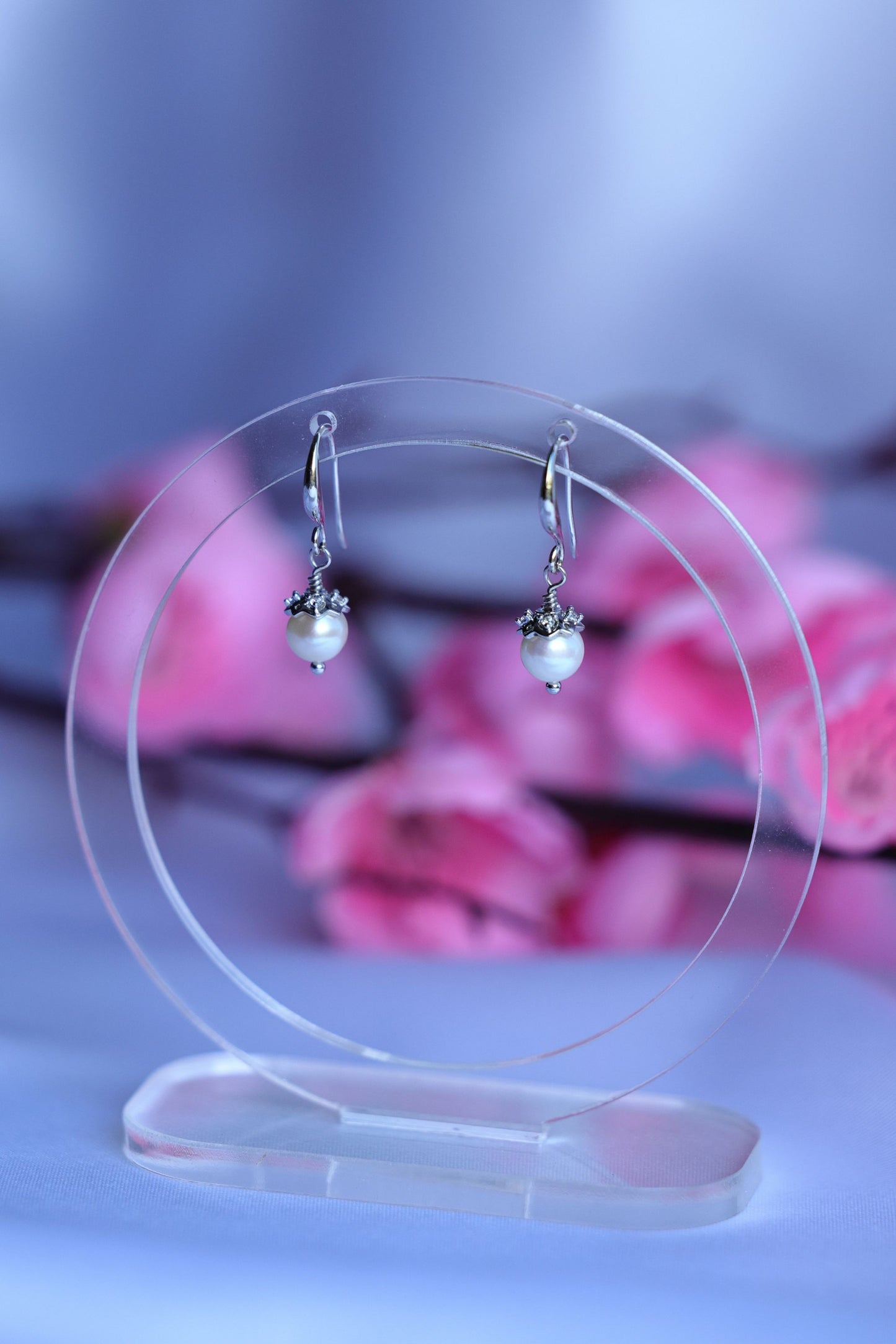 Natural Freshwater Pearl Earrings