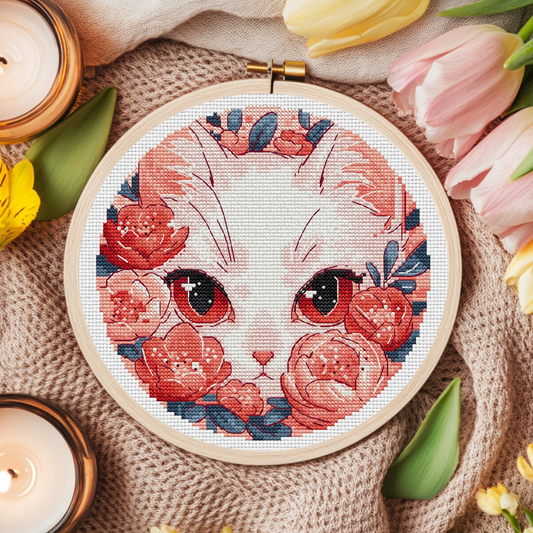 Digital Cross Stitch Pattern "Flower Grace"