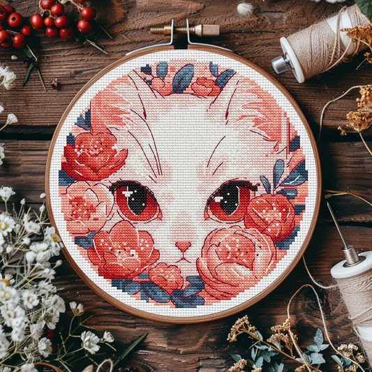 Digital Cross Stitch Pattern "Flower Grace"