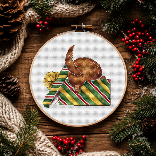 Digital Cross Stitch Pattern "Christmas gift"