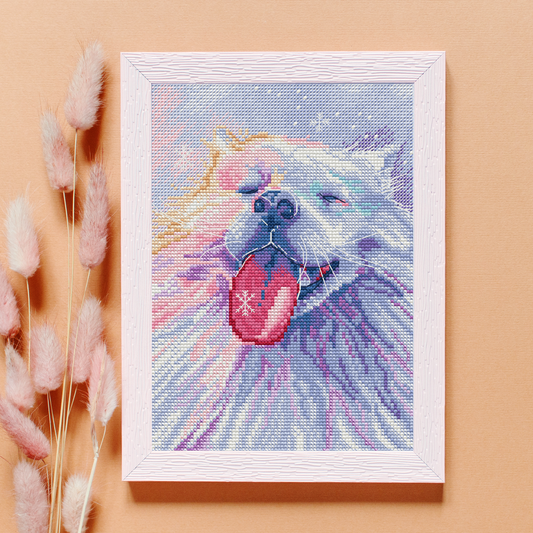 Digital Cross Stitch Pattern "Samoyed"
