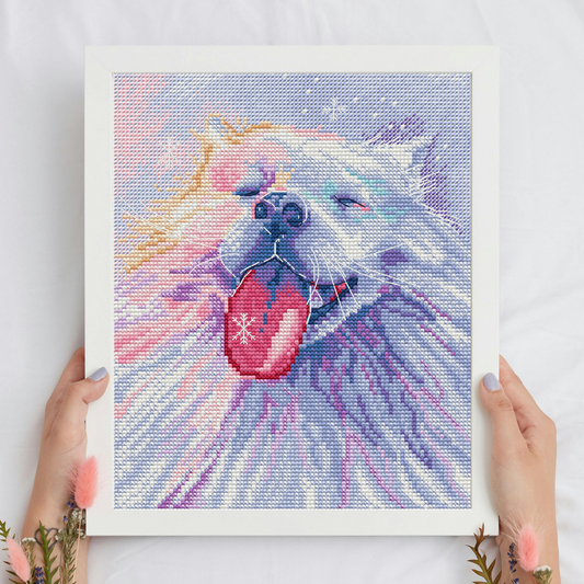 Digital Cross Stitch Pattern "Samoyed"