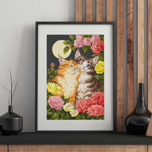 Digital Cross Stitch Pattern "Under the Moon"