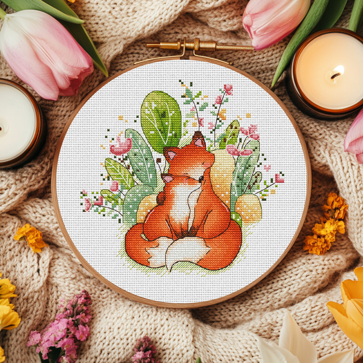 Digital Cross Stitch Pattern "Spring Love"