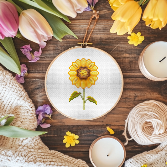 Digital Cross Stitch Pattern "Sunflower"