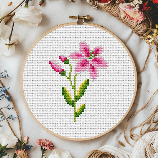 Digital Cross Stitch Pattern "Lily"