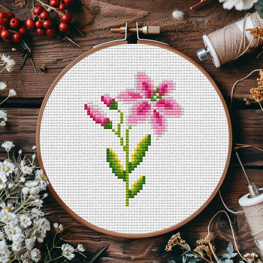 Digital Cross Stitch Pattern "Lily"