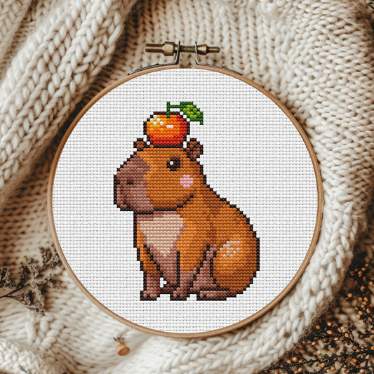 Digital Cross Stitch Pattern "Capybara"