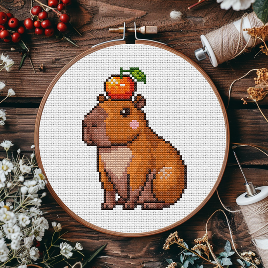 Digital Cross Stitch Pattern "Capybara"