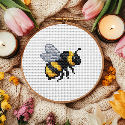 Digital Cross Stitch Pattern "Bumblebee"