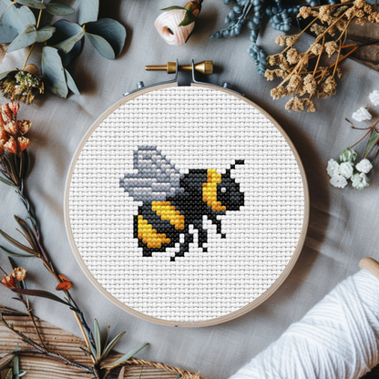 Digital Cross Stitch Pattern "Bumblebee"