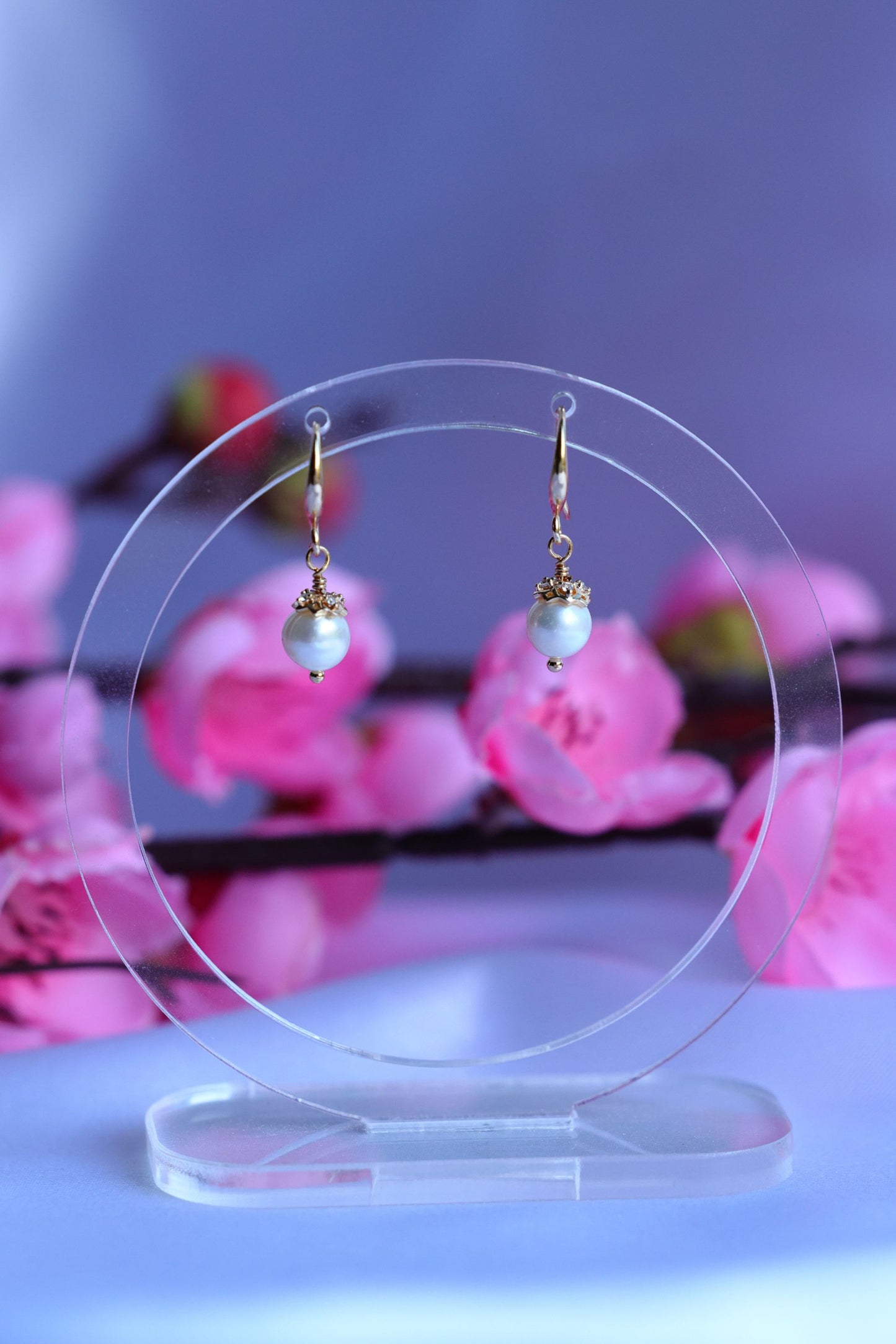 Natural Freshwater Pearl Earrings