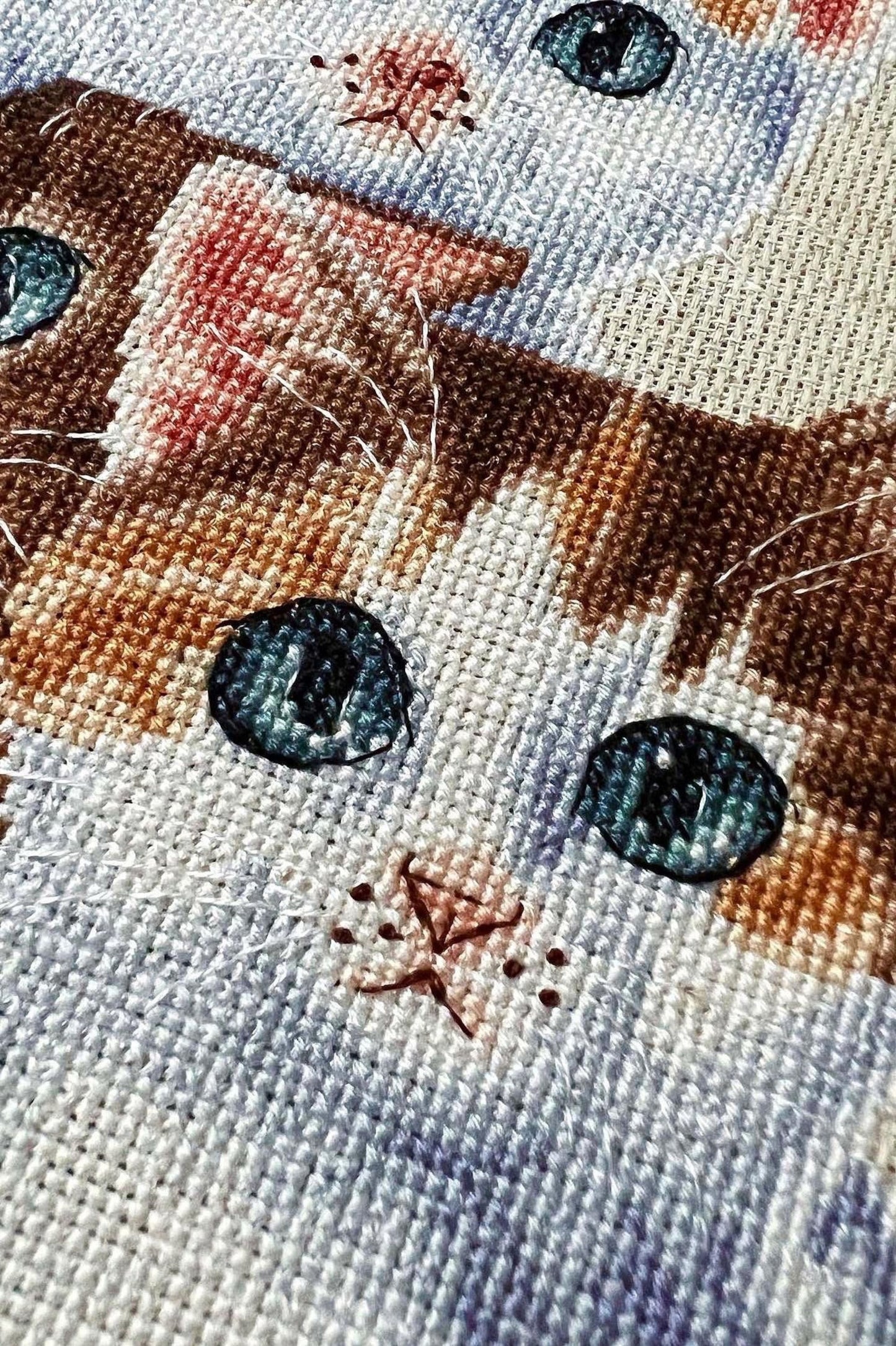 Digital Cross Stitch Pattern "Three kittens"