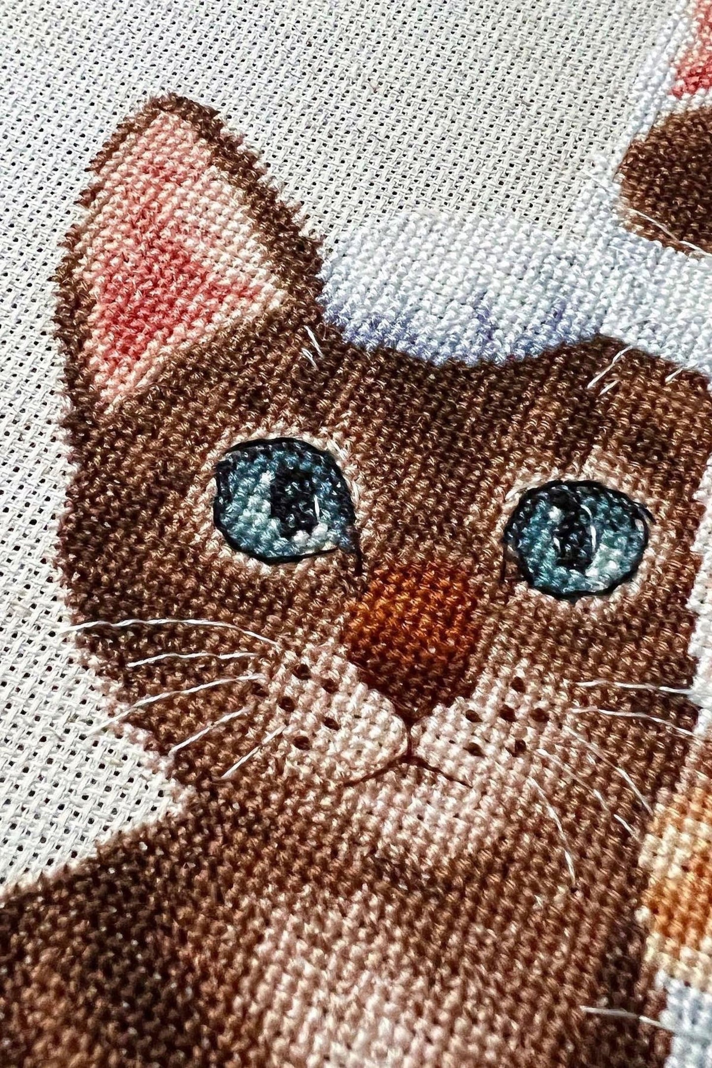 Digital Cross Stitch Pattern "Three kittens"