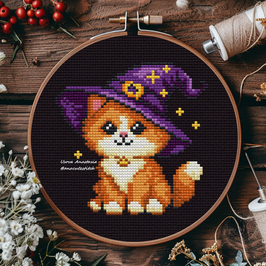 Digital Cross Stitch Pattern "Little Wizard"