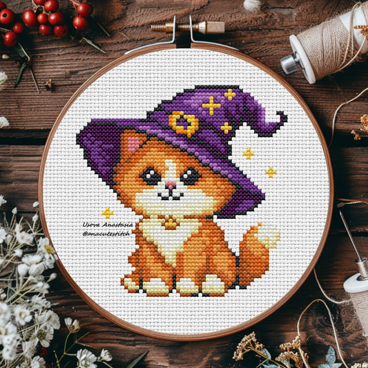 Digital Cross Stitch Pattern "Little Wizard"