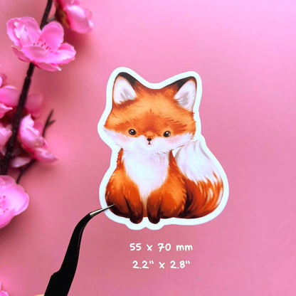 Cute Fox Waterproof Sticker